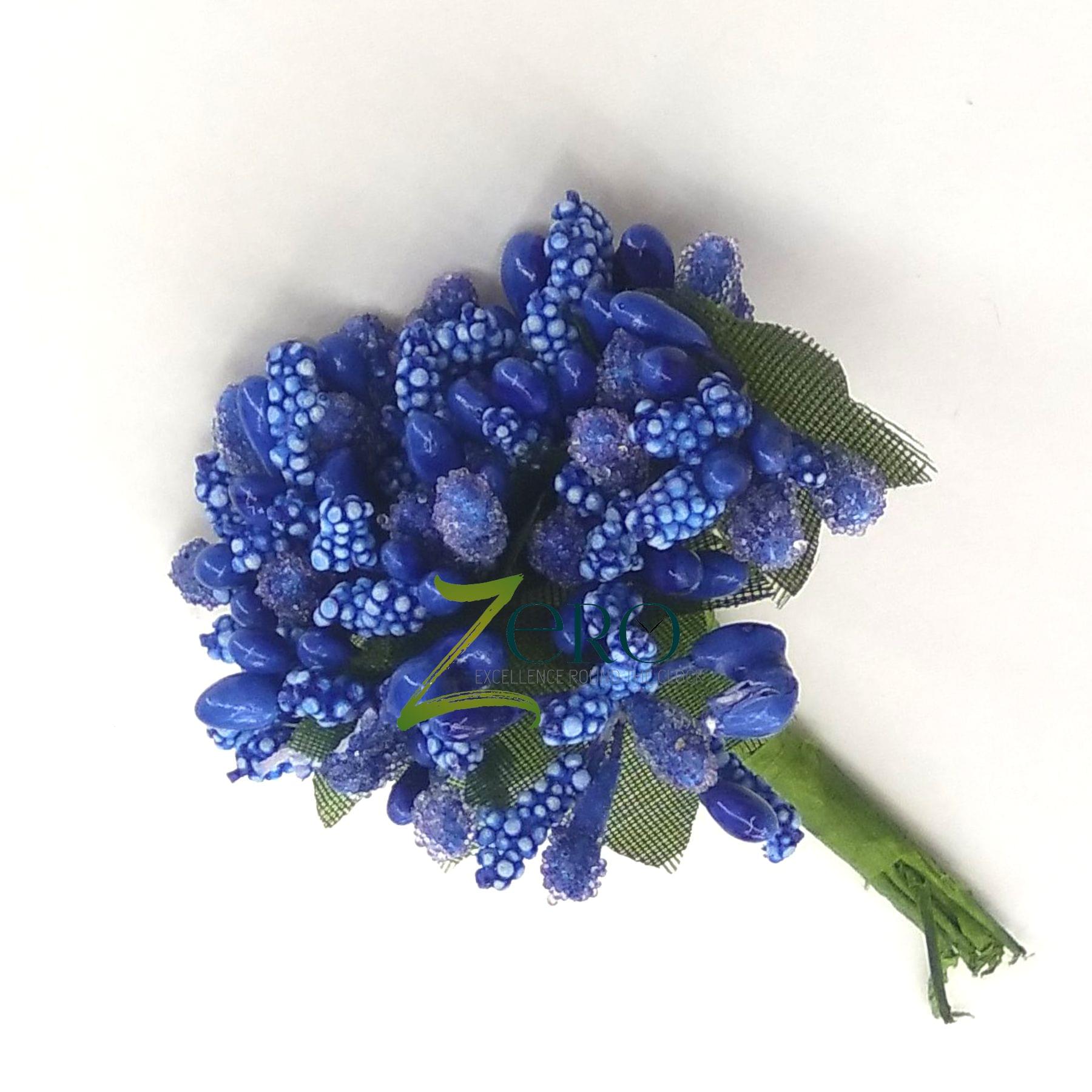 Bunch of 12 Pcs Two Tone Pollan - Dark Blue