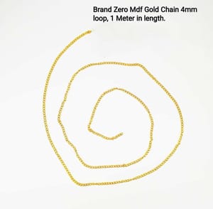 Brand Zero Gold Chain Design 2 - 1 meter