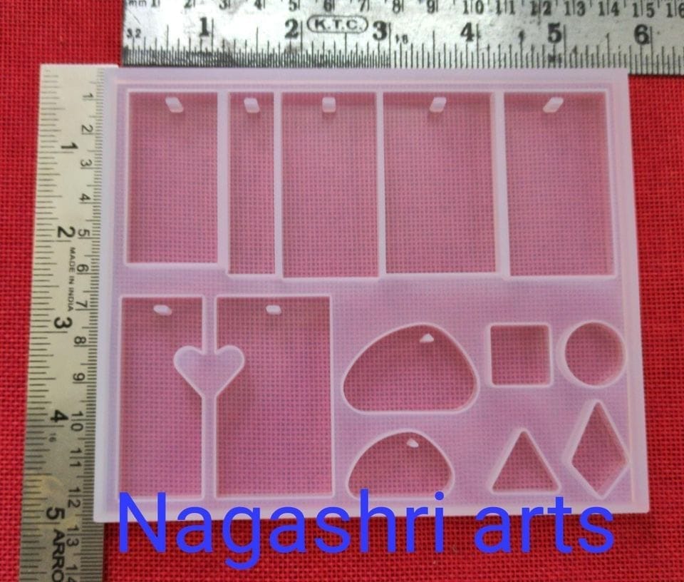 Brand Zero Silicon Mould - Pendant Jewellery Mould / , Diffuser & Ornament Design 2