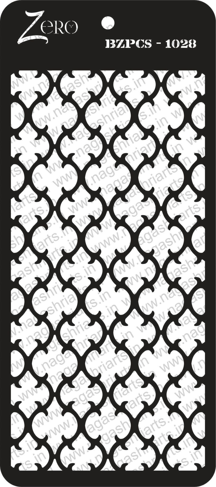 Brand Zero Pratibimb Craft Stencil - Select Your Preferred Size - Code: BZPCS-1028