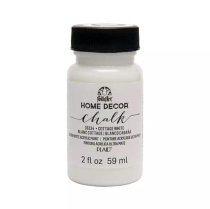 FolkArt Home Decor Chalk Paint - Cottage White 2 oz