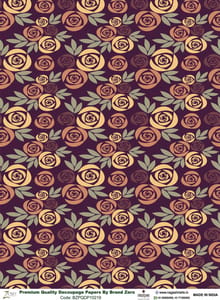 Brand Zero Premium Quality Decoupage Paper Pack of Two - Design Code: BZPQDP10219