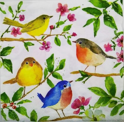 Decoupage Napkin / Tissue papers - 33cm by 33cm - GT1536 Decoupage Napkin / Tissue papers - 33cm by 33cm - GT1536