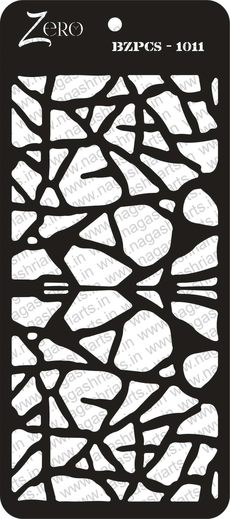 Brand Zero Pratibimb Craft Stencil - Code: BZPCS-1011