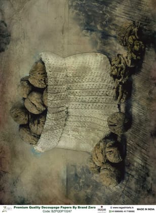 Brand Zero Premium Quality Decoupage Paper Pack of Two - Design Code: BZPQDP10247