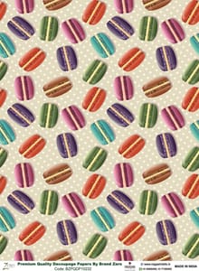 Brand Zero Premium Quality Decoupage Paper Pack of Two - Design Code: BZPQDP10232