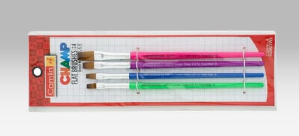 Camlin Champ Flat Brushes Set of 4