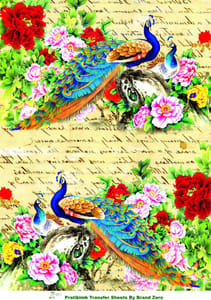 Brand Zero Pratibimb Transfer Sheets -  Mor