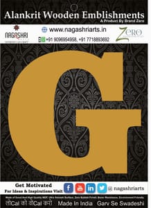 Brand Zero Alphabets, Numbers, Monograms - Upper Case G - CLBBT Font - Select Your Preference