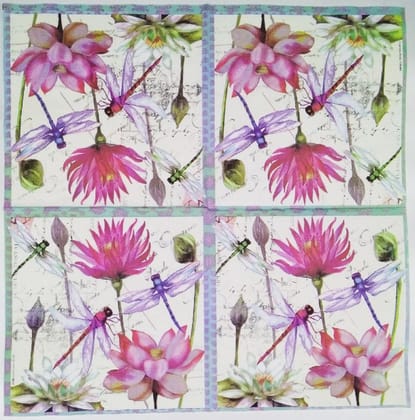 Decoupage Napkin / Tissue papers -- 33cm by 33cm- GT1553