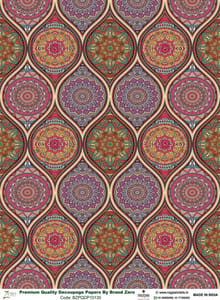 Brand Zero Premium Quality Decoupage Paper Pack of Two - Design Code: BZPQDP10130