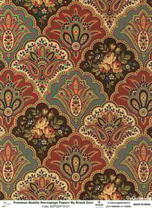 Brand Zero Premium Quality Decoupage Paper Pack of Two - Design Code: BZPQDP10121