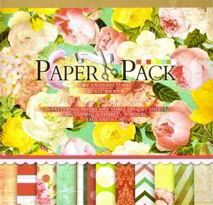 Floral Paper Pack 12 by 12
