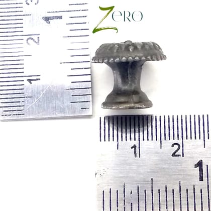 Brand Zero Vintage Metal Charms - Knobe Design 4 - Pack of 5 Pcs - 18mm*14mm