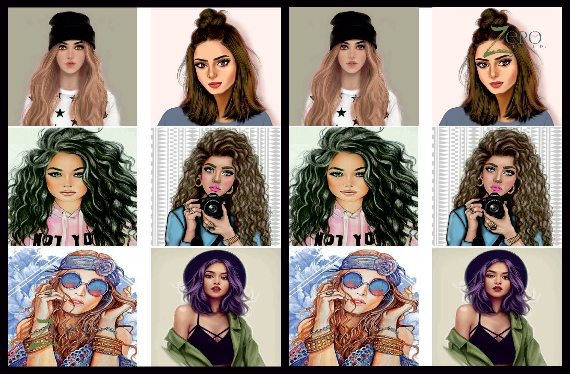 Brand Zero Luxury Speciality Decoupage Paper - Modern Women 2