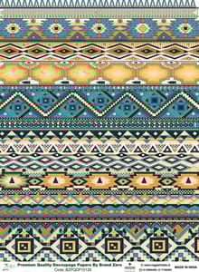 Brand Zero Premium Quality Decoupage Paper Pack of Two - Design Code: BZPQDP10126