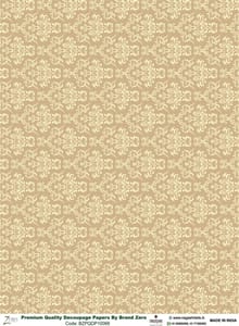 Brand Zero Premium Quality Decoupage Paper Pack of Two - Design Code: BZPQDP10066