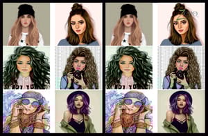 Brand Zero Luxury Speciality Decoupage Paper - Modern Women 2