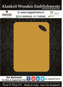 Brand Zero MDF Chopping Board Design 107 - Select Your Preference Of Size & Thickness