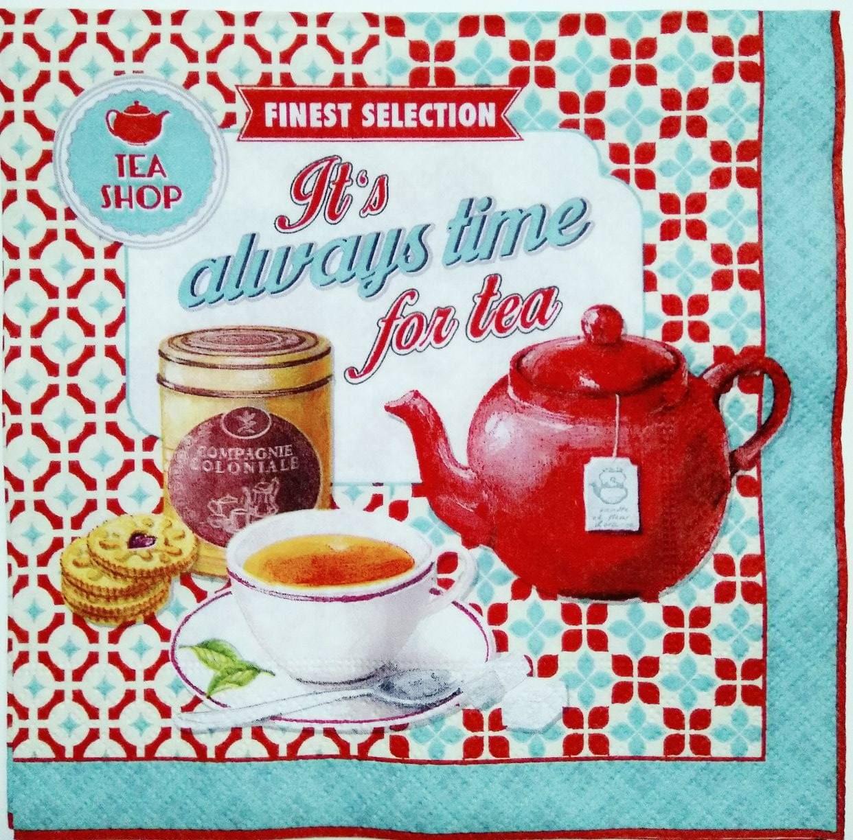 Decoupage Napkin / Tissue papers - Tea Time