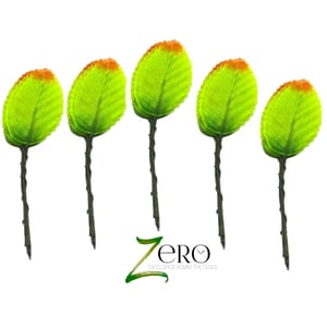 Bunch of 50 Pcs Hand Made Fabric Leaves - Multi Color