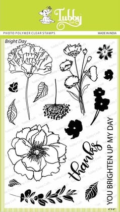 Tubby Craft Stamp - BRIGHT DAY