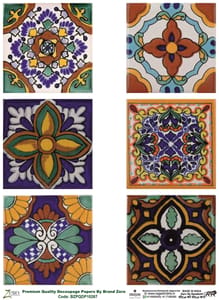 Brand Zero Premium Quality Decoupage Paper Pack of Two - Design Code: BZPQDP10267