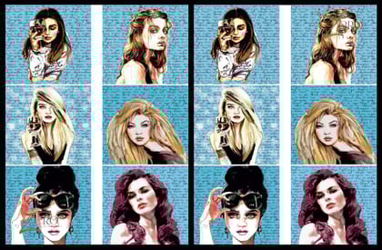 Brand Zero Luxury Speciality Decoupage Paper- Modern Women 1