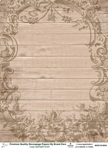Brand Zero Premium Quality Decoupage Paper Pack of Two - Design Code: BZPQDP10187