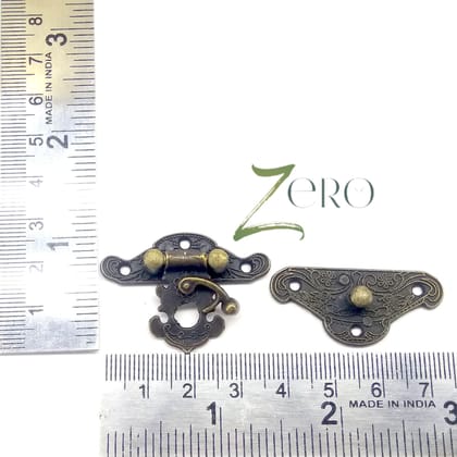 Brand Zero Vintage Metal Charms - Lock Design 1 - Pack of 1 Pcs - 36mm*30mm*6mm