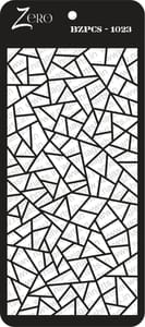 Brand Zero Pratibimb Craft Stencil - Select Your Preferred Size - Code: BZPCS-1023