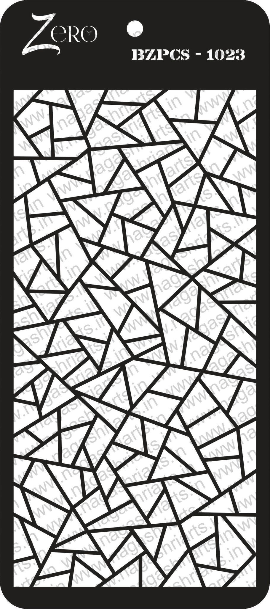 Brand Zero Pratibimb Craft Stencil - Select Your Preferred Size - Code: BZPCS-1023