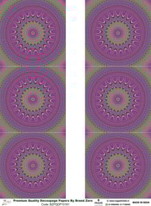 Brand Zero Premium Quality Decoupage Paper Pack of Two - Design Code: BZPQDP10161