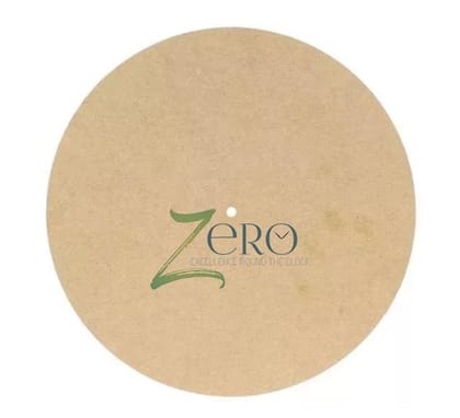 Brand Zero Circle Planks Clock Base (Set of 3 Pcs) - 12 Inches Dia & 4.0 mm Thickness