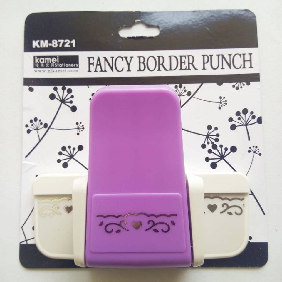 Fancy Border Punch - Heart with Swirl Desing Border