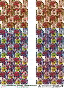 Brand Zero Premium Quality Decoupage Paper Pack of Two - Design Code: BZPQDP10307