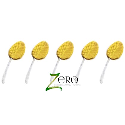 Bunch of 50 Pcs Hand Made Fabric Leaves - Gold Color Bunch of 50 Pcs Hand Made Fabric Leaves - Gold Color