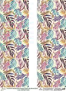 Brand Zero Premium Quality Decoupage Paper Pack of Two - Design Code: BZPQDP10265