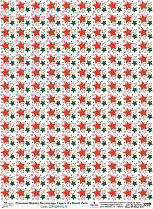 Brand Zero Premium Quality Decoupage Paper Pack of Two - Design Code: BZPQDP10278