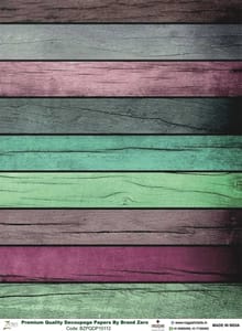 Brand Zero Premium Quality Decoupage Paper Pack of Two - Design Code: BZPQDP10112