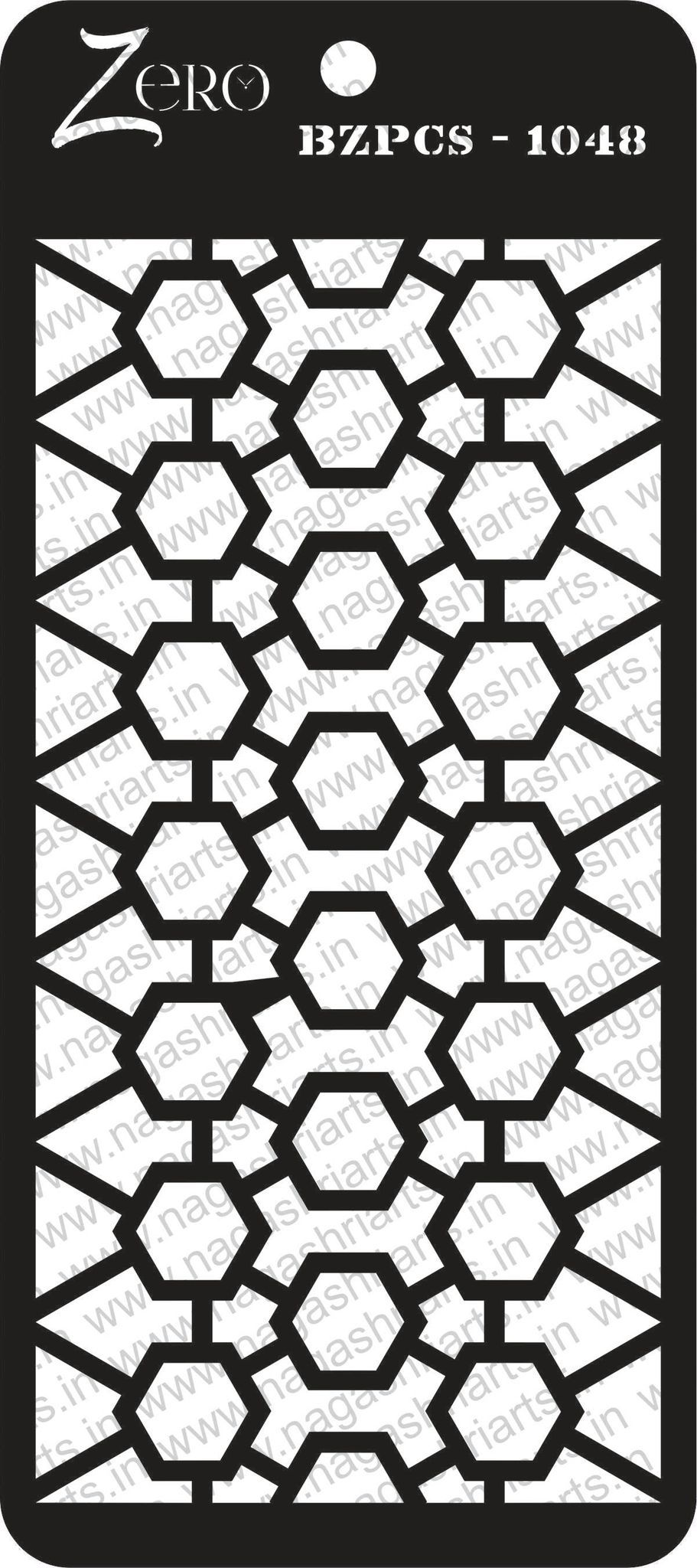 Brand Zero Pratibimb Craft Stencil - Code: BZPCS-1048 - Select Your Preferred Size