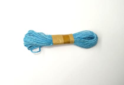 Jute Twine String 10 Meter Roll - Bright Blue Color 3 Ply - 2mm Diameter Jute Twine String 10 Meter Roll - Bright Blue Color 3 Ply - 2mm Diameter