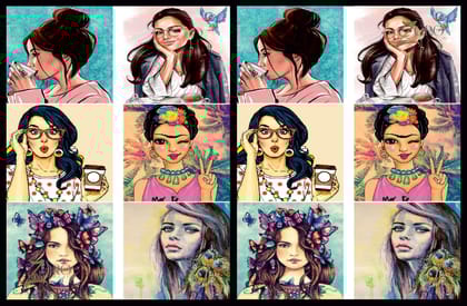 Brand Zero Luxury Speciality Decoupage Paper- Modern Women 3