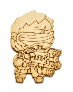 Brand Zero Pre Marked MDF Base - Design 3076 - Select Your Preference Of Size & Thickness