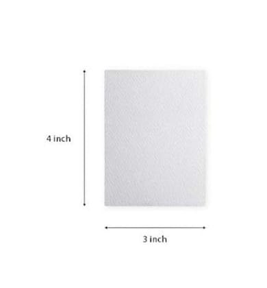 Canvas Board 3"*4" Single Piece