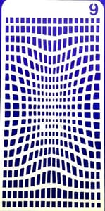 Imported Stencils- 4"*8"- Design 9