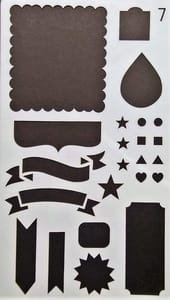 Stencil - 4"*7" Design 7