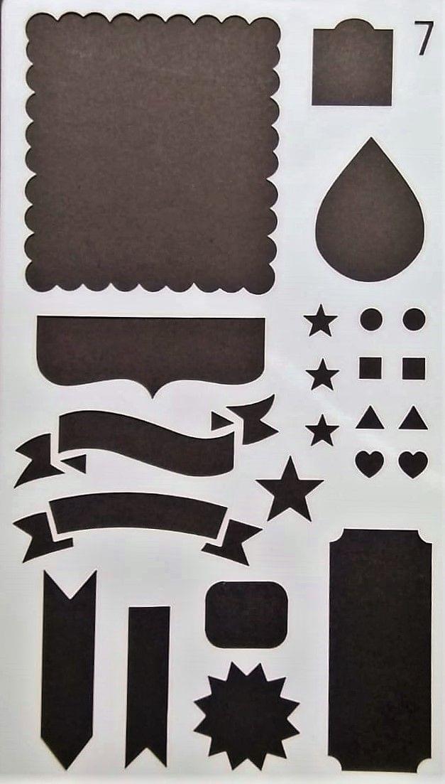 Stencil - 4"*7" Design 7