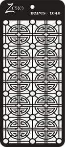 Brand Zero Pratibimb Craft Stencil - Select Your Preferred Size - Code: BZPCS-1040