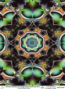 Brand Zero Premium Quality Decoupage Paper Pack of Two - Design Code: BZPQDP10096